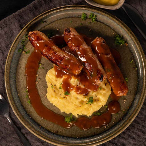 Bangers & Mash with Red Wine Gravy - Social Box